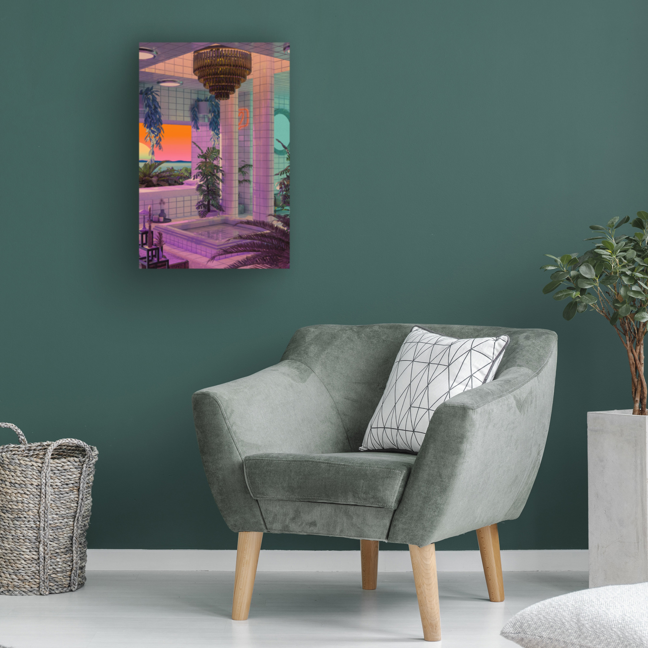 Trademark Fine Art DEKIMBE MURRAY Chandelier Canvas Wall Art