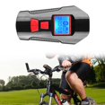 thumbnail image 4 of 1 Set Bike Speedometer Rear Light Horn Waterproof Usb Charging Odometer Tail Light Horn For Riding, 4 of 5