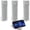 Grey, variant on Acuvar Phone & Tablet Screen Electronic Cleaner Kit with Cloth & Built-in Phone Stand