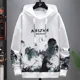 thumbnail image 5 of Sudadera con capucha de anime para hombre, nueva sudadera con capucha con gráficos de rock, manga cálida, moda Harajuku, invierno, ropa holgada divertida de lujo para hombre, 5 of 5