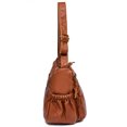 thumbnail image 4 of Bolsa cruzados de cuero PU suave de hombro para mujer con múltiples bolsillos (estilo 1 marrón) Ehuebsd Para Estrenar, 4 of 9