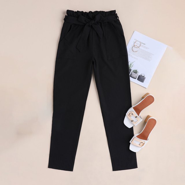 Fankiway Pantalons Raccourcis Taille Haute pour Femmes avec Petite Jambe Pantalons Crayon pour Femmes Grande Taille Liquidation Pantalons pour Femmes Liquidation