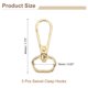 thumbnail image 2 of 5Pack Ganchos de Cierre Giratorios, Clips de Bolsa Giratorios de 0.63" x 1.73", Oro, 2 of 6