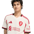 thumbnail image 5 of adidas Liverpool FC Away Men's Soccer Jersey 25/26 (Off-White/Red, L), 5 of 7