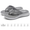 thumbnail image 2 of Chanclas Sandalias De Cuña Wdftyju Mujer Casual para Verano 40 Gris, 2 of 9