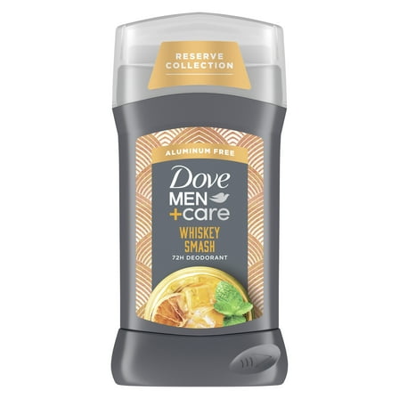 Dove Men Care Deodorant Stick for Men Whiskey Smash Aluminum Free, 3 oz