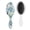 White-97, variant on Abstract Colorful Detangling Hair Brush, Geometric Wooden Handle Paddle Comb, Artistic Gift for Women, Teens, Daily Hair Care