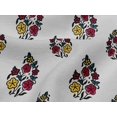 thumbnail image 4 of oneOone Viscose Jersey Fabric Leaves & Floral Block Printed Craft Fabric BTY 60 Inch Wide, 4 of 4