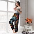 thumbnail image 5 of Honiee Butterfly Flower Skull A for elegant Women's Lounge Pants and Pajama Pants, crafted for ultimate comfort in your sleepwear essentials-Medium, 5 of 6