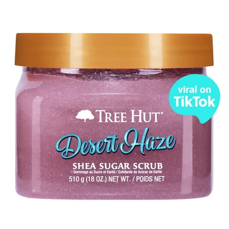 Tree Hut Desert Haze Shea Sugar Raspberry, Jasmine &#38; Lime Body Scrub - 18oz