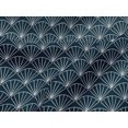 thumbnail image 4 of oneOone Viscose Jersey Fabric Shell Geometric Sashiko Print Fabric BTY 60 Inch Wide, 4 of 5