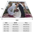 thumbnail image 6 of Personalised Blanket, Custom Blanket, Personalised Photo Blanket, Customised Photo Blanket Personalised for Adults Kids, Personalised Gifts for Mum, Dad, Boyfriend, Girlfriend (1 photo), 6 of 6