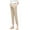 Khaki, variant on breaise Women's Stretch Over The Belly Pants Ankle Straight Leg Pregnancy Dress Pants Cotton Linen Mama Pants