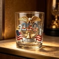 thumbnail image 5 of America 250th Anniversary Commemorative Whiskey Glass, Patriotic Eagle Design Rocks Glass for Whiskey, Father's Day Gift, 5 of 9