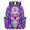 Bronze, variant on Sugar Skull Backpack for Adults, Breathable Adjustable Strap Casual Daypack, Lightweight Purple Floral Day of the Dead Calavera Work Laptop Backpack