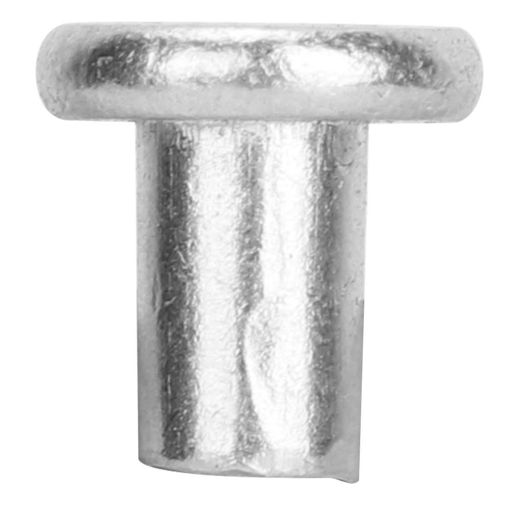 Tebru Flat Head Solid Aluminum Rivet, 100pcs GB867 M4 Flat Head