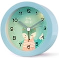 thumbnail image 1 of Reloj despertador para niños, reloj despertador analógico portátil junto a la cama, funciona con pilas, relojes ruidosos para niños, reloj de escritorio con campana doble luminosa, 1 of 5