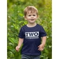 thumbnail image 3 of 2 Year Old Birthday Shirt Boy 2nd Birthday Two HandsomeTWO handsome Navy 4T, 3 of 5