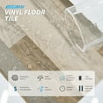 thumbnail image 2 of Self-adhesive 6" x 36" x 0.05" Luxury Vinyl Plank(36 pack), 2 of 6