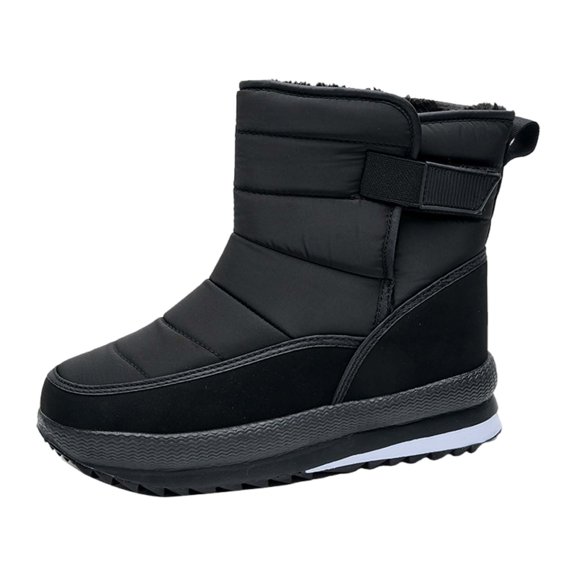 NOKIO Men'S Insulated Warm High-Top Cotton Shoes Men'S Snow Boots Men'S High Top Snow Boots Fashion Casual Trainers Breathable Flat Casual Shoes Winter Warm Men'S Boots Men'S Insulated Winter Boots