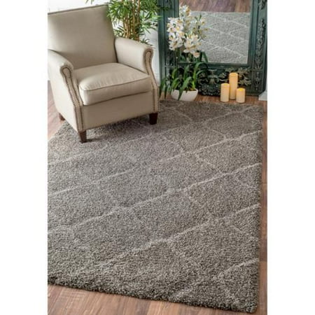 Nuloom Soft And Plush Moroccan Trellis Grey Rug 5 X 8 Nuloom Soft And Plush Moroccan Trellis Grey Rug 5 X