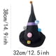 thumbnail image 2 of Sombrero de bruja con temática planetaria para Halloween y cosplay, de peluche, 2 of 3