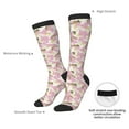 thumbnail image 6 of Fotbe Lilies Flowers print Women's Men's Novelty Crew Socks Cotton Socks Knee High Socks for Walking,Running,Nurses,Pregnancy, 6 of 8