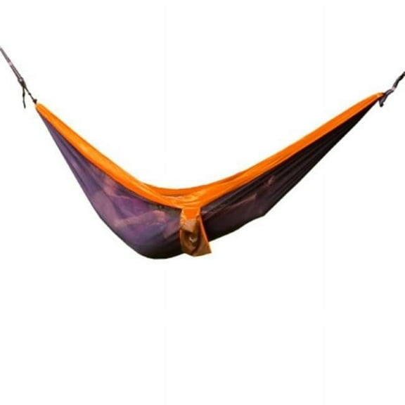 Algoma A41 2924MO Double Nylon Hammock, Orange & Gray