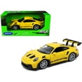 thumbnail image 4 of Porsche 911 GT3 RS (992) Yellow "NEX Models" Series 1/24 Diecast Model Car by Welly, 4 of 4