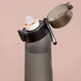 thumbnail image 2 of Botella Con Aroma A Prueba Fugas 650 Ml Pajita Sabor (esmerilada) Negra, 2 of 8