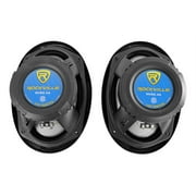 (4) Rockville RV69.4A 6x9 1000w 4-Way Car Speakers+Quad Speaker Enclosure Box