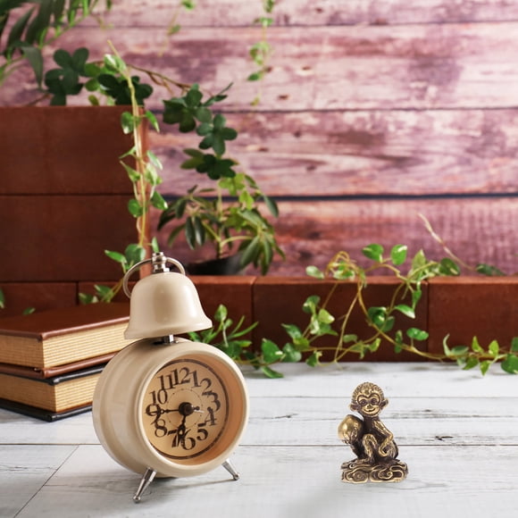 BESTYASH 1Ud Adorno De Escritorio En Cobre Dorado Con De Mono Estilo Chino Para