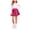 Hot Pink, variant on PEASKJP Girls Skirt Set Girls Uniform Skort Knee Length Skorts for Girls with Shorts 6-14Y | A Line Back to School Skort (Silver,6-7 Years)