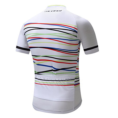 Coconut Ropamo Summer Men's Cycling Jersey Road Bike Shirt Short Sleeve Breathable 100% Polyester