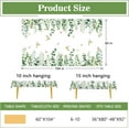 thumbnail image 2 of Spring Summer Eucalyptus Leaves Rectangle Tablecloth 60 x 102 Inch, Hummingbird Greenery Decorative Table Cloth Botanical Dining Table Cover, Butterfly Seasonal Dinner Party Picnic Decoration, 2 of 6