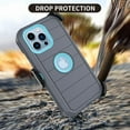 thumbnail image 7 of Takfox Case For Apple iPhone 14/iPhone 14 Plus/,Belt Clip Holster Protective Heavy Duty Shockproof [Full-Body Protection] Kickstand Rugged Cover,Gray, 7 of 7