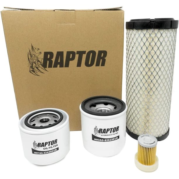 Raptor Filter Kit for Kubota LSeries L2800 L3200 L3400 L3800 with HST Transmissions