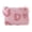 Pink, variant on Pink Plush Heart Makeup Pouch With Zipper For Lipstick Cosmetic Accessories Home Travel Office Organizer Bag