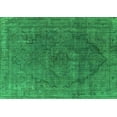 thumbnail image 1 of Ahgly Company Indoor Rectangle Oriental Green Industrial Area Rugs, 2' x 4', 1 of 4