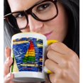 thumbnail image 2 of 3dRose, Gone Sailing, 15oz Two-Tone Yellow Mug, 2 of 7