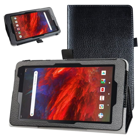 Labanema 7" VANKYO MatrixPad Z1 /Pritom 7 /Dragon Touch M7 /HAOQIN H7 Case, PU Leather Folio Stand Protective Case, Cover for 7" VANKYO MatrixPad Z1 /Pritom 7 /Dragon Touch M7 /HAOQIN H7 (Black)