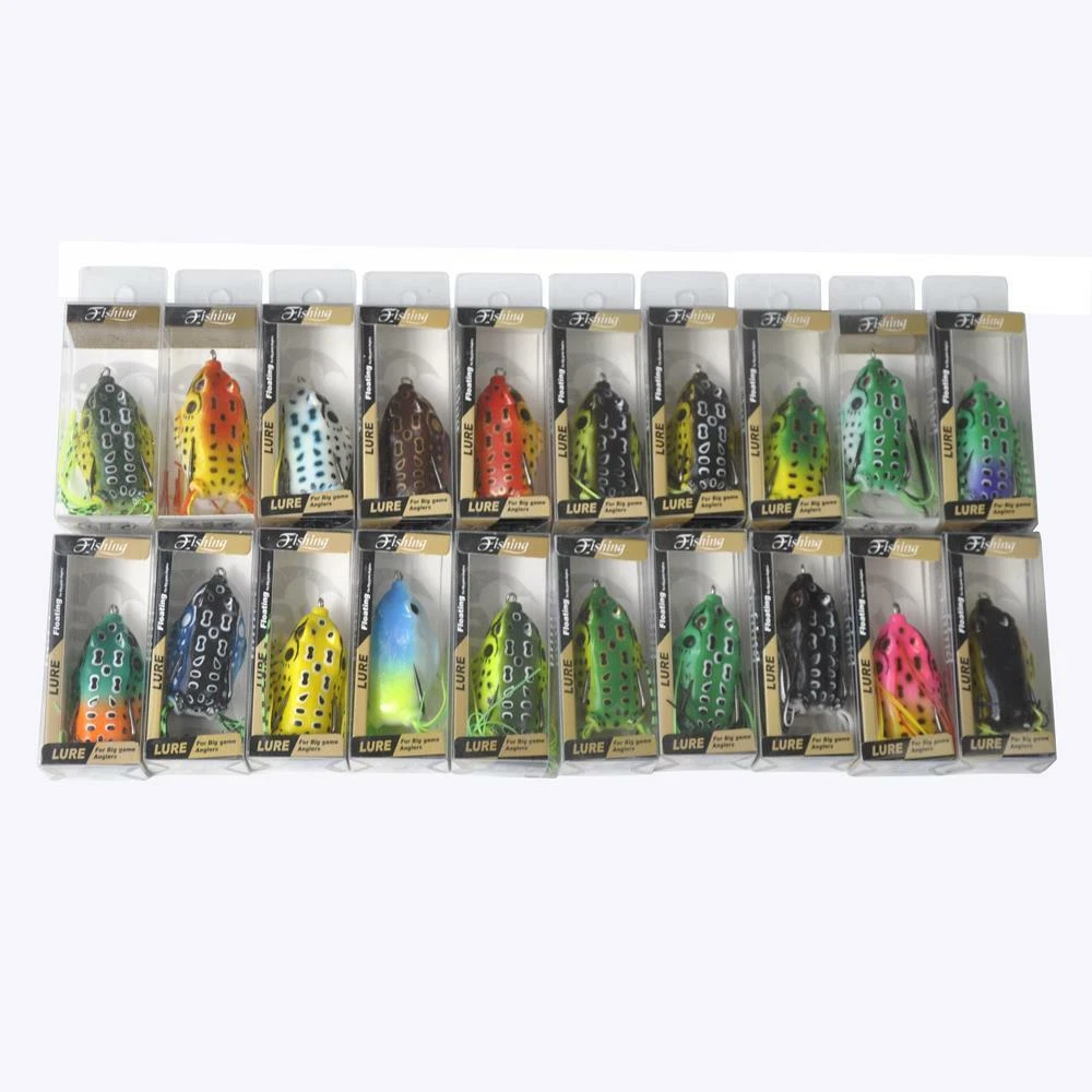 70pcs Mixed Fishing Lures Crankbait Popper Shad VIB Minnow Bass Frog Crank Bait