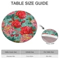 thumbnail image 6 of Round Fitted Tablecloth with Elastic Edges Fits 36"-44" Round Tables Pioneer Colorful Floral Waterproof Table Cover Washable Indoor and Outdoor for Party Kitchen Dinner Banquet Patio Picnic, 6 of 7