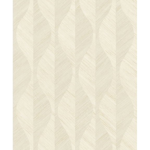 Advantage Oresome Cream Ogee Wallpaper