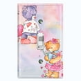 thumbnail image 1 of Metal Light Switch Wall Plate Outlet Cover (Sleepy Teddy Bear Lovers Colorful - Single Toggle), 1 of 2