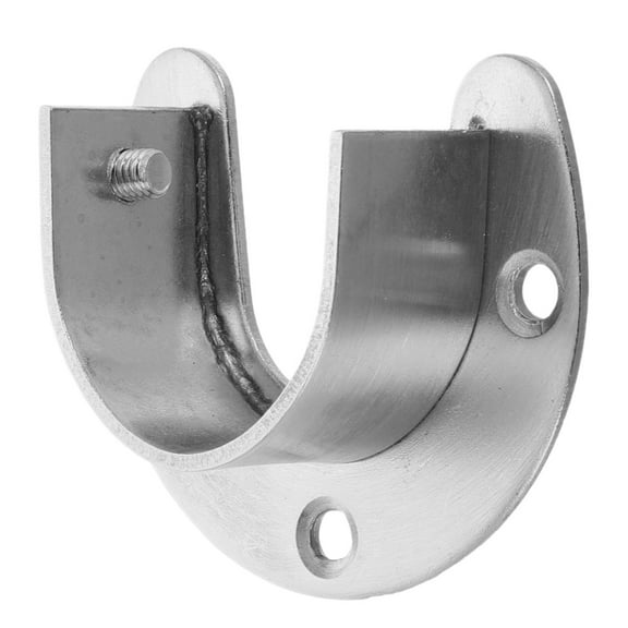 Soimiss 1Pcs Closet Rod Holder Stainless Steel Round Tube for Closet Organization and Wardrobe Setup
