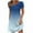 Blue #2, variant on Women's Casual Dresses UK Elegant Party Summer Leaf Sleeves Hollow Neckline Dress Long Skirt Plus Size Ladies Wedding Guest Formal Cocktail Dresses Clubbing Evening Gowns