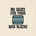 thumbnail image 4 of Inktastic Auto Mechanic Daddy Still Plays with Blocks Boys or Girls Baby T-Shirt, 4 of 5