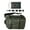 Army Green, variant on Spacious 19Inch Waterproof Compression Backpack Vacuum Compression Travel Bag