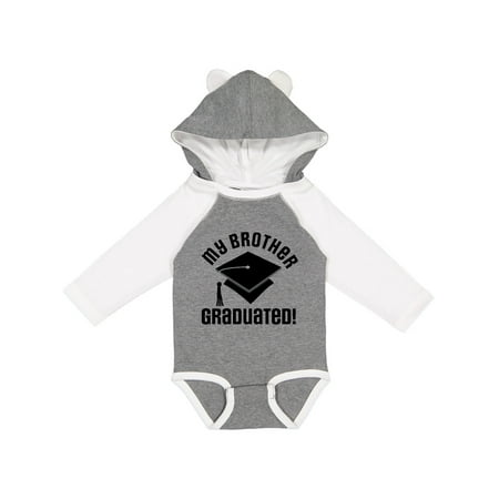 

Inktastic My Brother Graduated Gift Baby Boy or Baby Girl Long Sleeve Bodysuit
